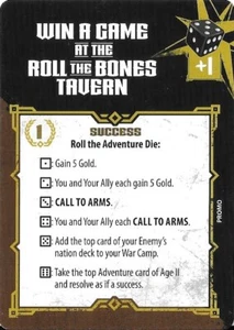 Ettin - Win A Game At The Roll The Bones Tavern Promo Card (Game Boy Geek 2021) - Picture 1 of 1