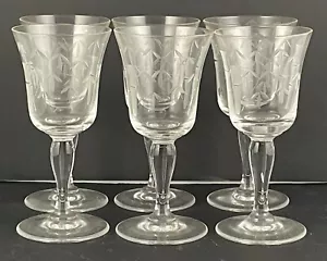 Juego de 6 vajilla de vástago bulboso licor vino jerez bambú Noritake Sasaki 5"h de colección - Imagen 1 de 14