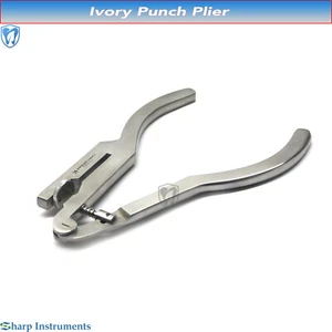 Ivory Rubber Dam Punch Forceps Ivory Punch Pliers Dental Pince Ivoire Instrument - Picture 1 of 3