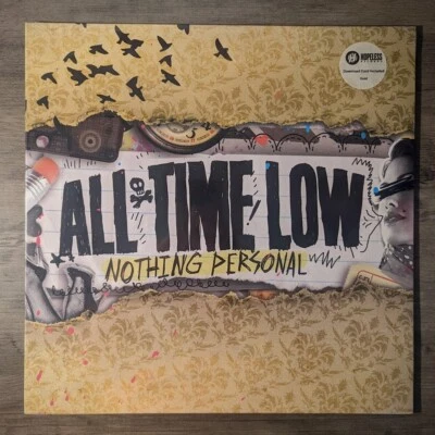 All Time Low - Nothing Personal (New Sealed Gold Vinyl) Pop Punk, Emo - Image 1 of 4