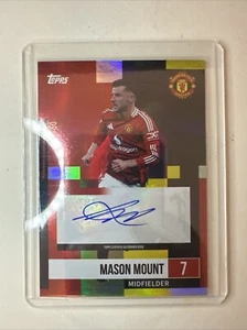Manchester United Topps Team Set 2024/25 - Mason Mount /50 Auto - Picture 1 of 11