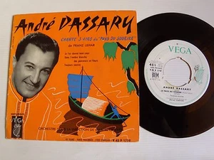 ANDRE DASSARY : Le pays du sourire (Franz Lehar) 7" EP 1956 VEGA V 45 P 1710 - Imagen 1 de 2