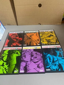 Cowboy Bebop DVDs Sessions 1 - 6 (Complete TV Series) + Movie / Bandai Anime - Picture 1 of 1