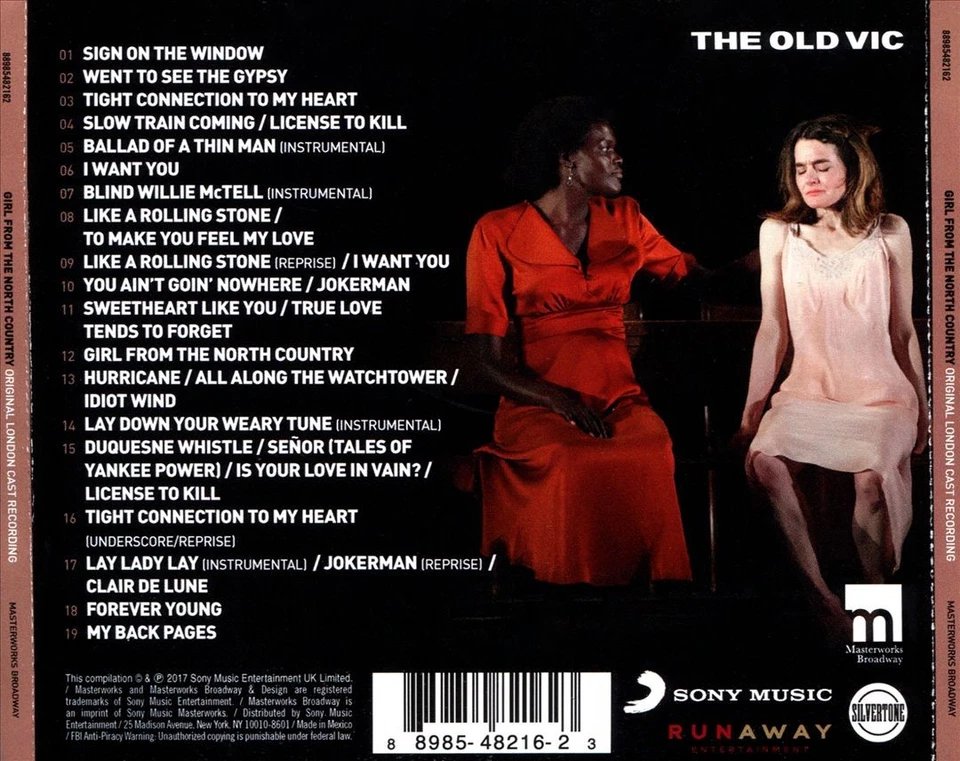 GIRL FROM THE NORTH COUNTRY (ORIGINAL LONDON CAST RECORDING) [AUDIO CD] ORIGINAL - Image 1 of 1