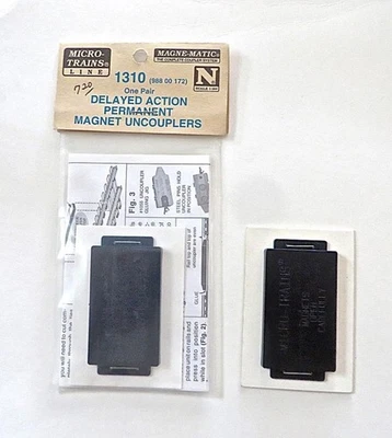 2 Micro-Trains 1310 N Delayed Action Permanent Magnet Uncouplers New Low Ship - Image 1 of 3