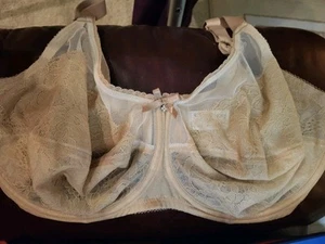 WACOAL Beige Retro Chic Underwire Unlined Bra Size 36G - Picture 1 of 2