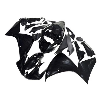 Kit de carenado ABS negro brillante para carrocería Yamaha YZF R1 YZF1000 R1 2012 2013 2014 Foto 1 de 4