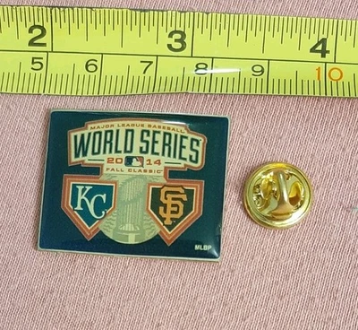 2014 MLB World Series Fall Classic San Francisco Giants Kansas City Royals Pin - Image 1 of 3