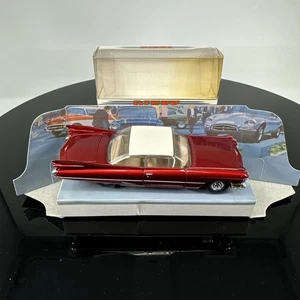 Matchbox Dinky DY-7 Scala 1/43 1959 Cadillac Coupe De Ville - Rosso/Bianco - Con scatola - Foto 1 di 11