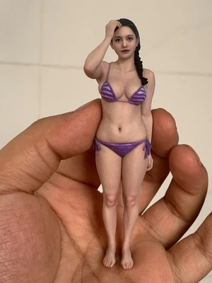 Resin Diorama 1:18 Bikini Beauty Girl Miniature Figurine Doll Toys Scene Props - Image 1 of 4