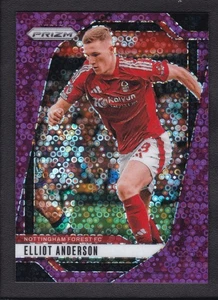 2024-25 ELLIOT ANDERSON 15/25 PANINI PRIZM PREMIER LEAGUE DISCO PURPLE - Picture 1 of 2