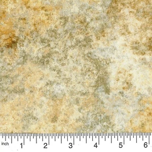 6 Yards Earth Jewels #43 - 100 % Baumwolle Druckstoff - beige - Bild 1 von 2