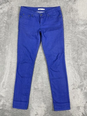 prAna Jeans Womens 6/28 Cobalt Blue Kara Skinny Stretch Denim Pants W4KARA115 - Image 1 of 4