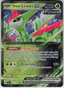 UR-01 Holo Iron Leaves ex 025/162 Double Rare SV05: Temporal Forces - Picture 1 of 1