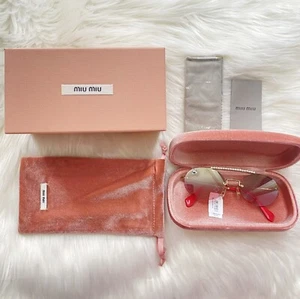 MIU MIU Evolution 54mm Rimless Round Sunglasses - Picture 1 of 4