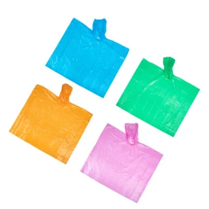 4 Pcs Travel Raincoat Kids Emergency Poncho Adjustable Student Poncho - Picture 1 of 12