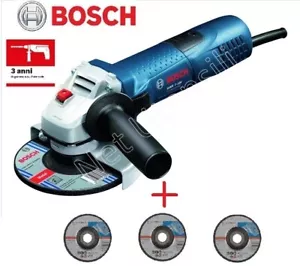 BOSCH GWS 7-125 SMERIGLIATRICE ANGOLARE PICCOLA PROFESSIONALE 720 WATT +3 DISCHI - Imagen 1 de 5