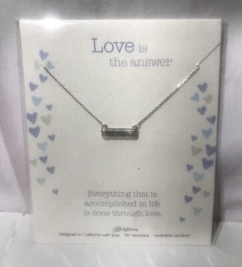 Brighton Micro Minis Love Is The Answer Necklace NWT $42 - Picture 1 of 3