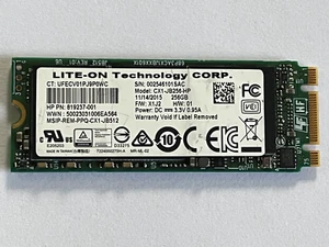 LITE-ON CX1-JB256-HP 256GB SSD M.2 2260 256GB PCIe NVMe for HP Zbook G2 Laptop - Picture 1 of 6