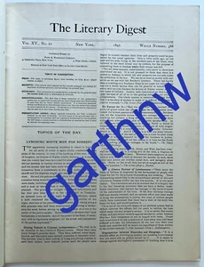 KLONDIKE GOLD 1897 KOSTEN- & GEFAHRENBERICHT + LYNCHEN WEISSE MÄNNER + ALKOHOLISMUS GEN ? - Bild 1 von 3