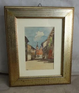 Original Aquarell Pittore Mamolier Caorle Venezia - Bild 1 von 5