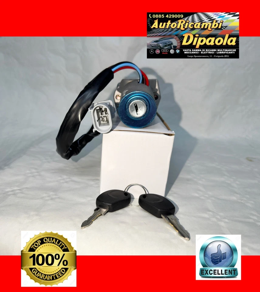 BLOCCASTERZO CILINDRETTO BLOCCHETTO ACCENSIONE AVVIAMENTO IVECO DAILY da 99-06 - Immagine 1 di 3