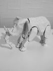 Elephant Ornaments Figurines Home Decoration Gift Toy Marble Effect Color