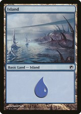 Island (#237) - Foil Scars of Mirrodin LP MTG