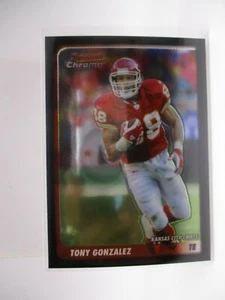 2003 Bowman Chrome #19 Tony Gonzalez CHIEFS - Picture 1 of 2