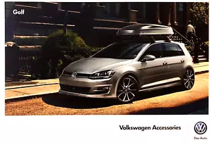 2016 2015 2014 VOLKSWAGEN VW GOLF—14 PAGE US DEALER ACCESSORIES BROCHURE—NEW NOS - Picture 1 of 1
