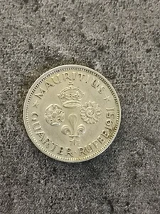 QUARTER RUPEE 1951 ILE MAURICE / MAURITIUS 1/4 ROUPIE - Imagen 1 de 2