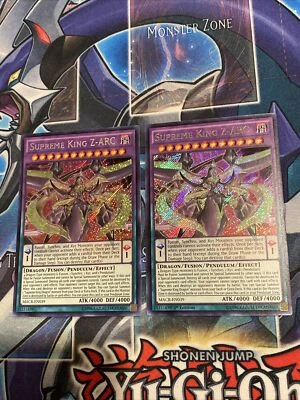 Yu-Gi-Oh! TCG Supreme King Z-ARC MACR-EN039 Unlimited Secret Rare x2 - Image 1 of 2