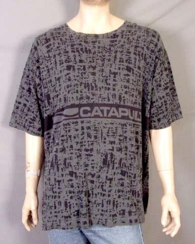 vintage 90s single stitch AOP LA Gear Catapult T-Shirt Karl Malone Mailman XL Cover