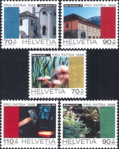 Switzerland 1998 Pro Patria/Welfare Fund/Buildings/Architecture 5v set (ch1083) - Picture 1 of 1