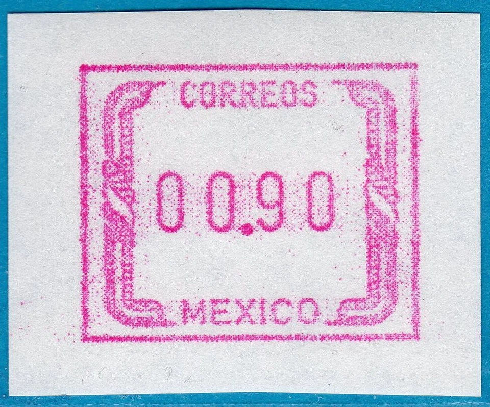 México Eagle 1994 sello de cajero automático papel blanco - 00,90 MNH máquina expendedora Frama CVP Foto 1 de 1