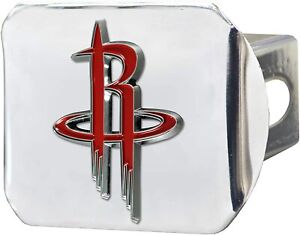 Houston Rockets Hitch Cover Solid Metal with Raised Color Metal Emblem 2"...