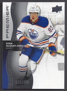 2023-24 UD Premier #23 Ryan Nugent-Hopkins Base Card 050/299 Edmonton Oilers - Picture 1 of 2