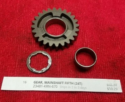 CRF250R HONDA 2005 CRF 250 05 TRANSMISIÓN EJE PRINCIPAL QUINTA MARCHA Foto 1 de 3