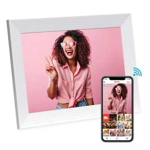 Digital Photo Frame WiFi 10.1 inch Touch Screen 16GB Smart Digital Picture Frame - Picture 1 of 7