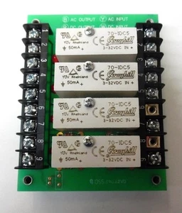 GRAYHILL I/O MODULE MOUNTING RACK 70AD3237, 70RCK4, 4 SLOT, 4 MODULES 70-IDC5 - Picture 1 of 11