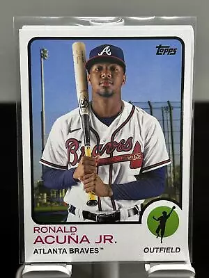 2021 Topps Archives - #111 - Ronald Acuña Jr. - Atlanta Braves - Image 1 of 2