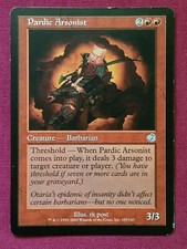 Magic The Gathering TORMENT PARDIC ARSONIST single red card MTG