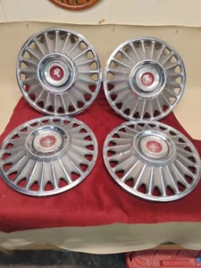 1967 Ford Mustang Hubcaps 14" Set of 4 Wheel Covers 67 Hub Caps - Picture 1 of 10