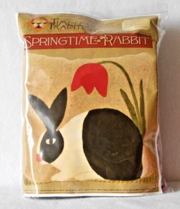 KIT DE EDREDÓN - FUNDA DE ALMOHADA TRADICIONES ATEMPORALES "CONEJO DE PRIMAVERA" CON TELA - ¡NUEVO! - Imagen 1 de 5