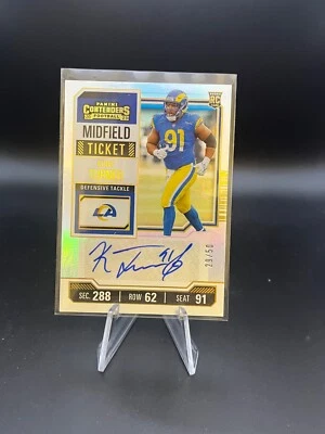 2023 Panini Contenders - Rookie Ticket Midfield Ticket #153 Kobie Turner /50... - Image 1 of 2