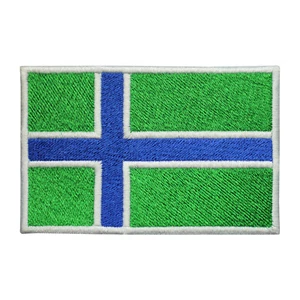 South Uist County Flag Patch Iron On Patch Sew On Badge Embroidered Patch - Picture 1 of 1