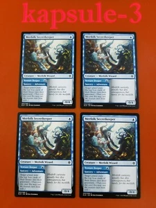 4x Merfolk Secretkeeper | Throne of Eldraine | MTG Magic Cards - Picture 1 of 2