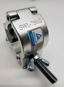 Mini abrazadera de escenario de aluminio TUV Reinland SWL-75KG 75 KG (165 libras) nuevo lote de 10 cada uno - Imagen 1 de 4