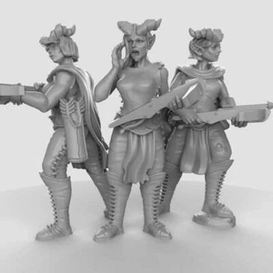 Tieflings mit Armbrüsten | Duncan Shadow | kompatibel mit Dungeons & Dragons an - Bild 1 von 7