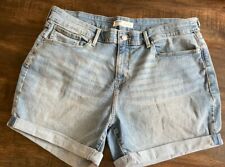 Signature by Levi Strauss Mid-Rise Shorts, Women's Size 16 Or 33” Waist NWOT